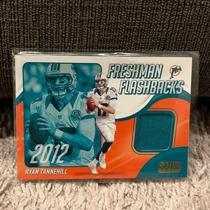Ryan tannehill RC and jersey card FRESHMAN FLASHBACKS